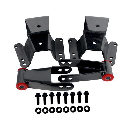 4" Rear Drop Shackle Hanger Leaf Spring Lowering Kit For 19731987