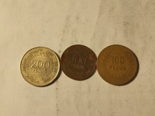 LOTE DE 3 MONEDAS COLOMBIA 100/200 PESOS 1993 - 2016