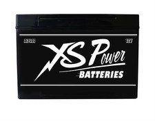 XS Power A3400 12V AGM Retro Series Battery with M6 Terminal Bolts, Max 3300Amps