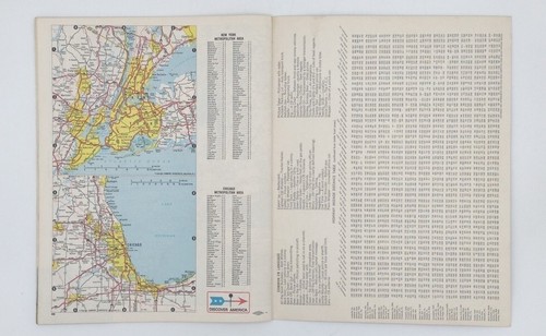 Libro de bolsillo Hammond Road Atlas & Vacation Guide 48 páginas derechos de autor 1980 - Imagen 9 de 9