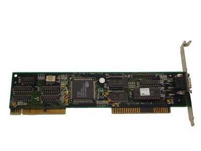 CIRRUS LOGIC VI-711A 1MB RETRO VLB GRAPHICS CARD VGA #GK9552