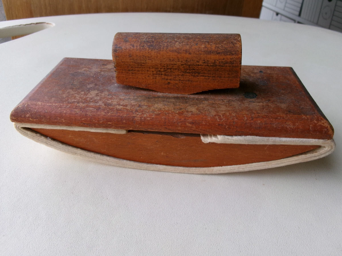 Tampon ancien en bois et acier numéroté - Working tool - Catawiki