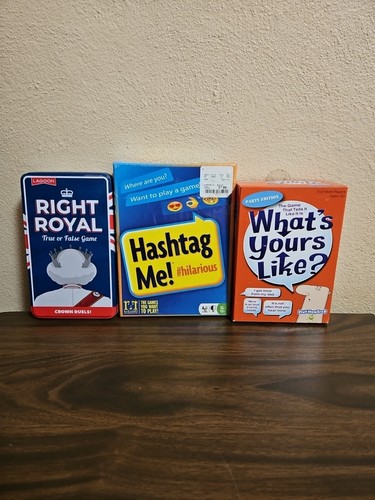 3 Kartenspiele ab 12+ Jahren - Wie ist deins? - Right Royal T/F - Hashtag Me!