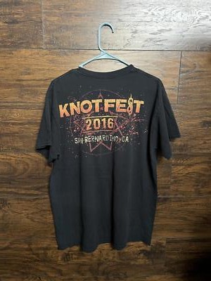 Knotfest 2016 T-shirt - Slipknot Shirt San Bernadino CA - L | eBay