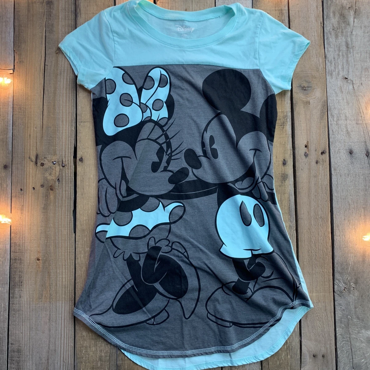 Mickey Minnie Mouse Nightgown Womens Size M 7 9 eBay