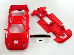 Chassis Block Lineare F 40 Mas Accessori Compatibile Scx Scalextric E Mustang Ebay