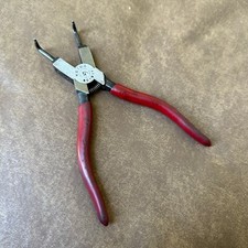 VINTAGE KEIBA 8C-917 81S 170mm EXTERNAL BENT CIRCLIP PLIERS MADE IN JAPAN TOOL
