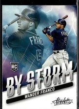 2022 Panini Absolute By Storm #BYS-1 WANDER FRANCO Tampa Bay Rays RC A10