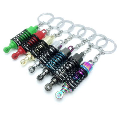 Coilover Keychain 2PCS Car Shock Absorber Keychain Keyring Spring Shock Absorber Keyring ...