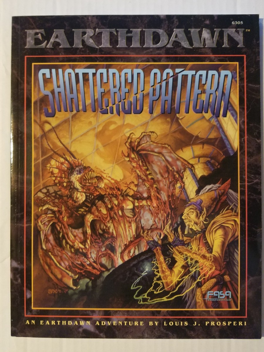 TRPG シャタード・パターン アースドーン・アドベンチャー Earthdawn Shattered Pattern Adventure RPG Roleplaying Game SC Book