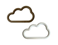 Macrame Rings, Plastic, Clouds, Stars OR Moon, Pack of 10, Craft. S7876