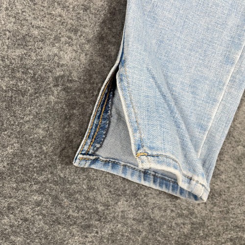 Levi's 721 Jeans Womens 30 Blue Denim High Rise Skinny Ankle Button Fly Stretch - 第 3/15 張圖片