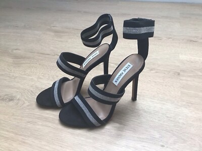 Steve Madden Sandaletten Schwarz/Silber 36