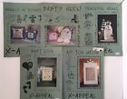 5 X Appeal Peaceful Angel Baby's Here Love Counted Cross Stitch Chart Pattern