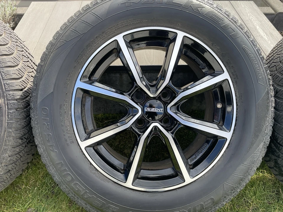 4x Dezent 16 Zoll schwarz/Silber & Allwetterreifen Falken - Bild 2 von 4