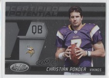 2011 Certified Certified Potential 142/999 Christian Ponder #8 0b0