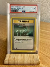 Energy Removal PSA-6 1st Edition shadowless Base Set Pokémon English TCG