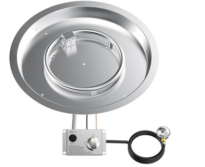 NEW Skyflame 19-inch Round Stainless Steel Drop-in Propane Fire Pit Burner Kit
