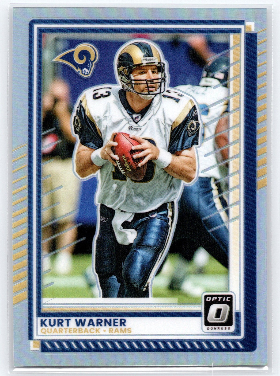 2025 Donruss Optic #27 Kurt Warner Holo St. Louis Rams