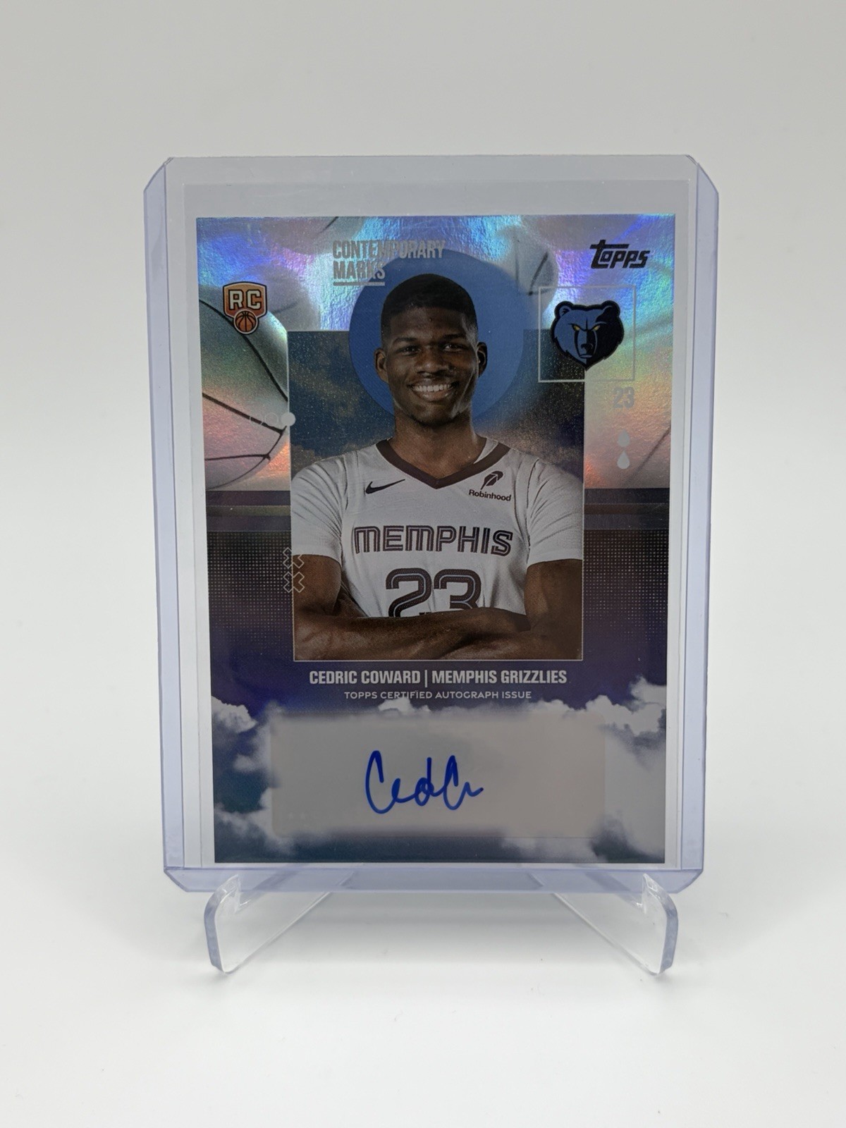 2025 Topps Basketball Cedric Coward Contemporary Marks #CM-CC