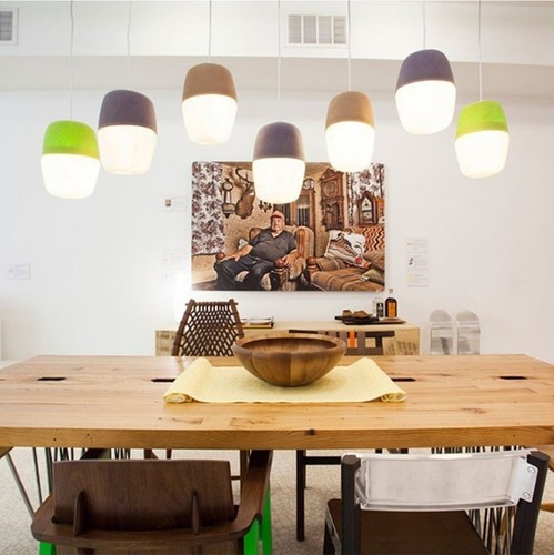 Set Of Capsule Eco Designer Felt Pendant Lights – Sustainable Lighting