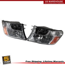 Pair Headlights For 2009-2018 Dodge Ram 1500 2500 3500 Quad Headlamps Left Right Pair Headlights For 2009-2018 Dodge Ram 1500 2500 3500 Quad Headlamps Left Right