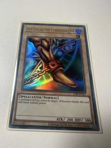 LOB-EN121 Left Leg of the Forbidden One - Near Mint YuGiOh
