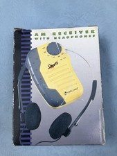 Vintage Lifelong AM Sport Radio with Headphones item is new with batteries