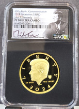 2024 ASCENSION IS GOLD 100 DOLLARS JOHN F KENNEDY NGC PF 70 ULTRA CAMEO TOMASKA