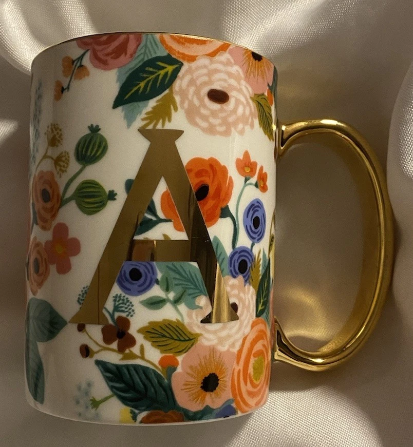 Rifle Paper Co. Garden Party Monogram Mug - Thumbnail 2