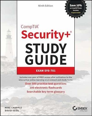 CompTIA Security+ Study Guide - Paperback, by Chapple Mike; Seidl - Very Good