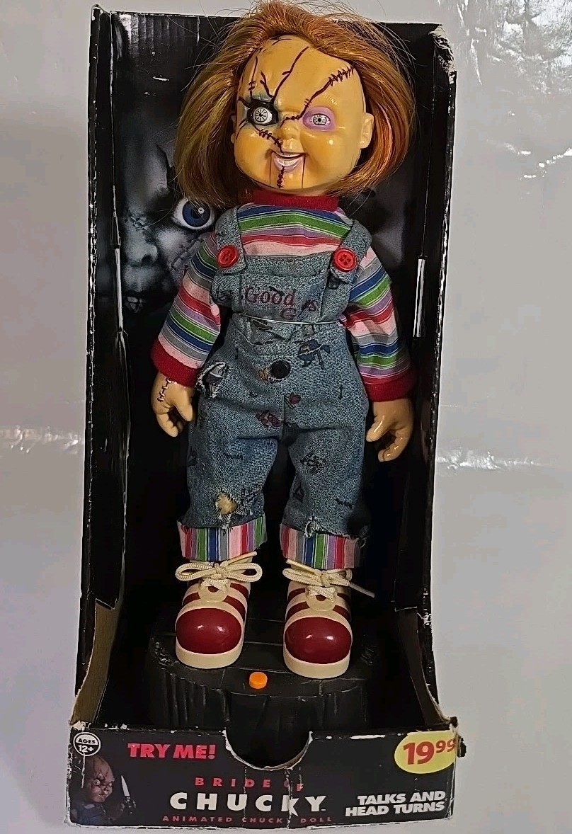 Animated Chucky Doll Bride of Chucky 2007 Gemmy 12