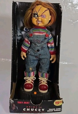 Animated Chucky Doll Bride of Chucky 2007 Gemmy 12
