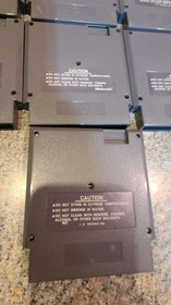 10 NINTENDO NES GAMES LOT 5-SCREW MORIO DUCK HUNT DONKEY KONG HOGANS ALLEY (H2)