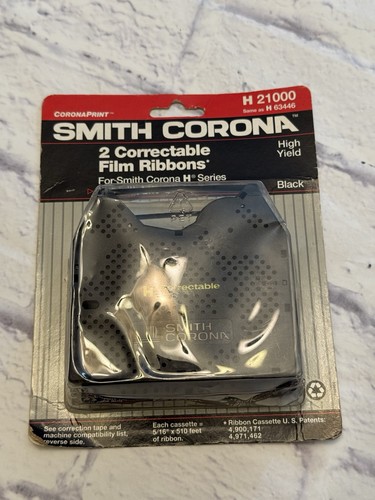 Genuine OEM Smith Corona H Series 21000 Correctable Typewriter Ribbon - 2 Pack  - Picture 1 of 3