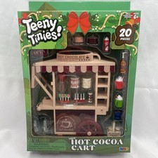 NEW, Teeny Tinies HOT COCOA CART Mini Playset Toy Doll/dollhouse Miniatures