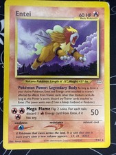 Entei 17/64 Neo Revelation Pokemon TCG Unlimited Edition Rare Card - MP