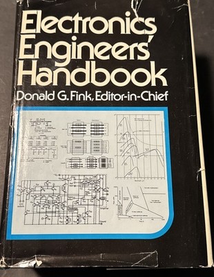 1975 Electronics Engineers Handbook First Edition Donald G. Fink Dust Jacket HC