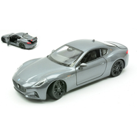 Maserati Gran Turismo Folgore 2023 Metallic Grey 1:24 Welly Auto Stradali -D- Ne