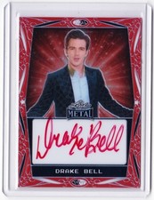 Drake Bell 2024 Leaf Metal Web Exclusive Auto Card /199 Nikelodeon Drake & Josh