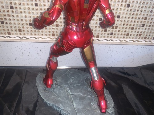 Kotobukiya Iron Man Mark 7 ARTFX Statue Marvel Avengers - Lights Up & Clean EUC! - Picture 11 of 11