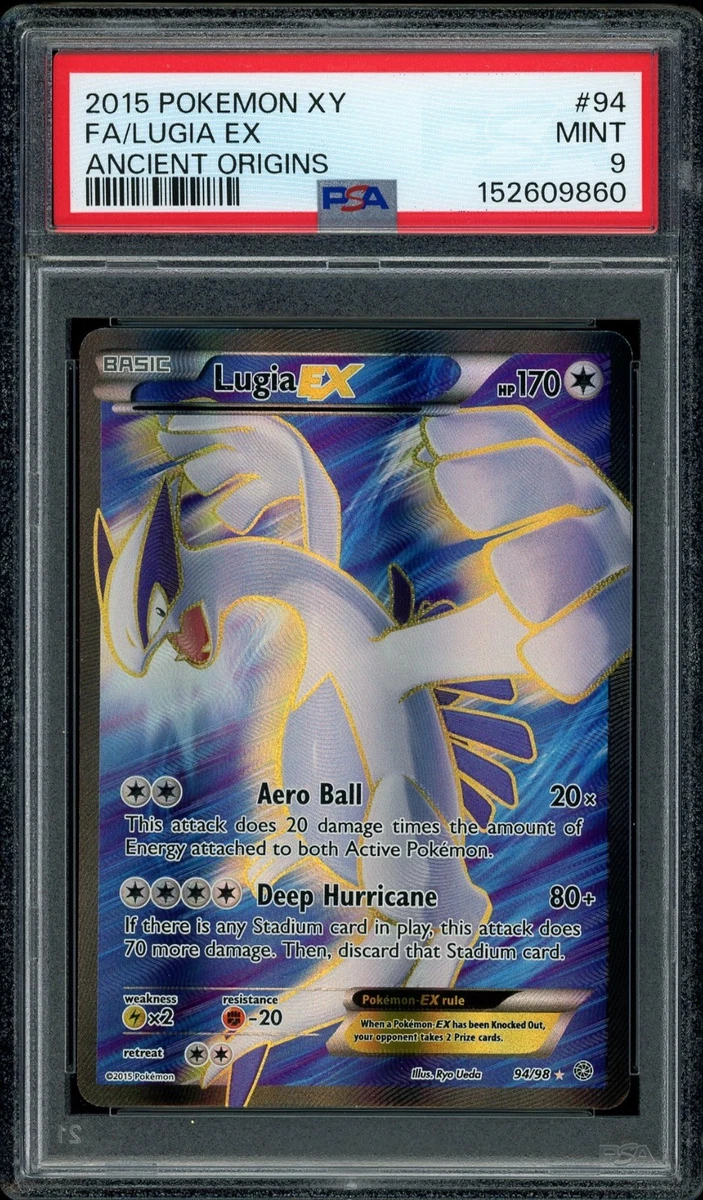 Lugia Pokémon TCG Professional Sports Authenticator (PSA) Grade 9