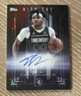 Topps 2025 Midnight Dark Marks Autograph Terrence Shannon Jr. Timberwolves DM-TS