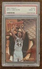 1997-98 Topps Finest Refractors #102 Keith Van Horn RC PSA 9