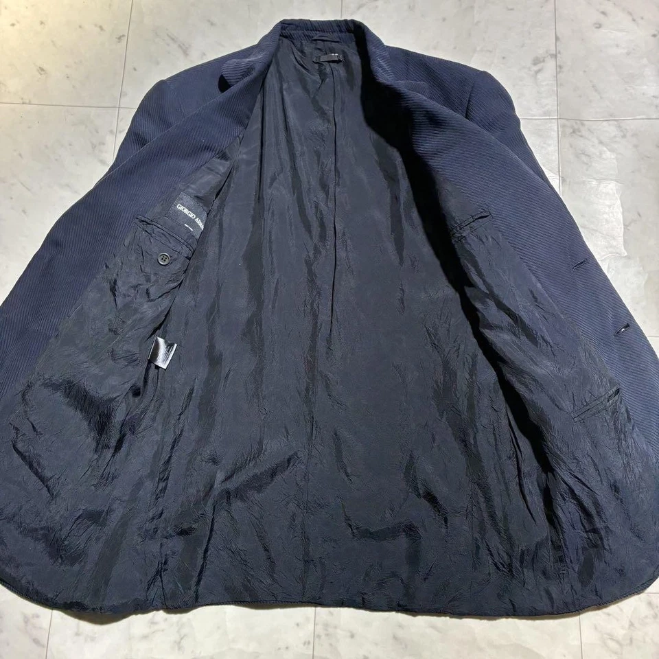 Traje de seda Giorgio Armani Borgo 21 azul marino Foto 2 de 4