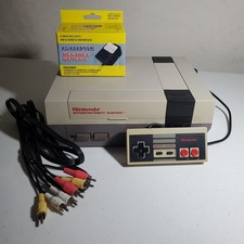Nintendo Entertainment System NES Console Original Restored + New 72 Pin Tested image