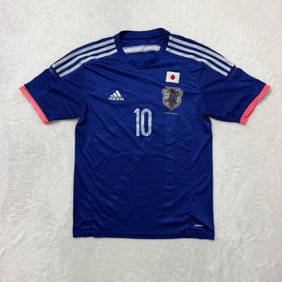 Adidas Japan National Team Tsubasa Jersey Mens Medium Blue Soccer Adizero 10