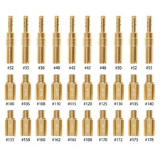 Carburetor 30Pcs Main Jets+ 10Pcs Slow/Pilot Jet Kit #32 #35 #38 #40 #42 #45 #48