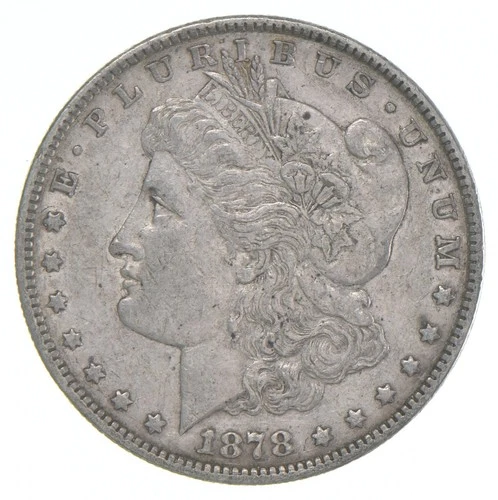 XF 1878 7TF Reverse 78 Morgan Silver Dollar (1 coin) *9991