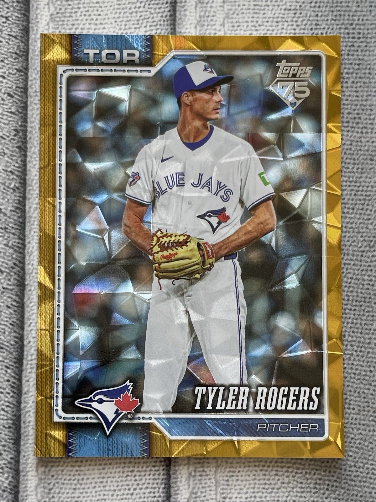 2026 Topps Update Tyler Rogers Gold Diamante /50 Toronto Blue Jays